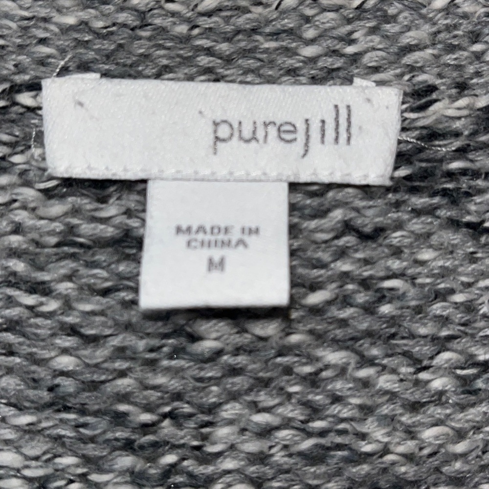 J. Jill Knit Grey Cardigan - Picture 3 of 5